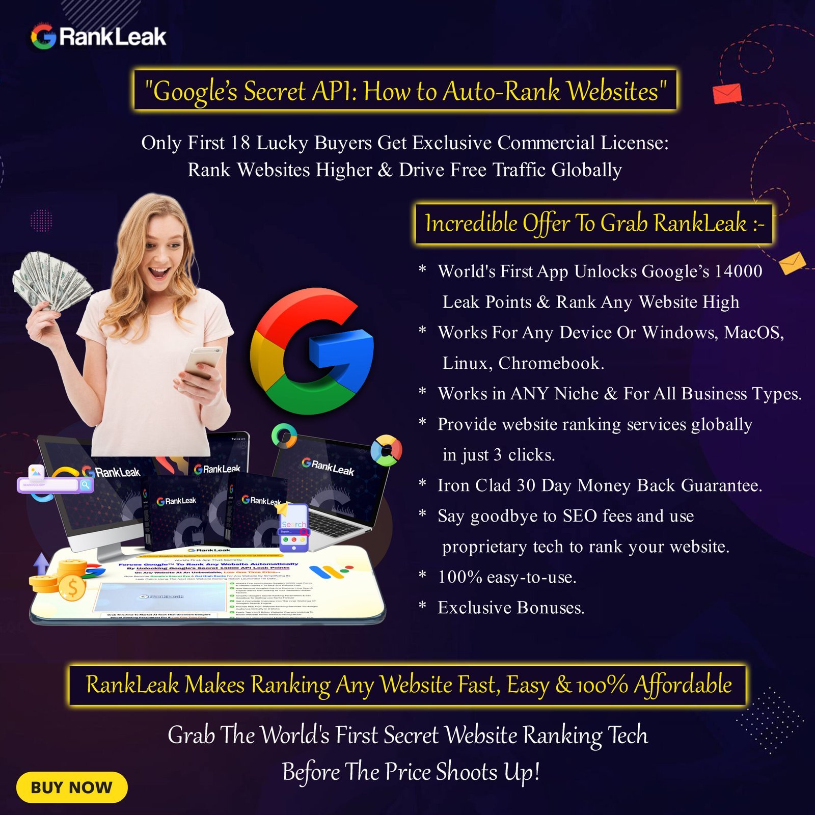 RankLeak SEO Tool: Boost Your Site with Google API Data