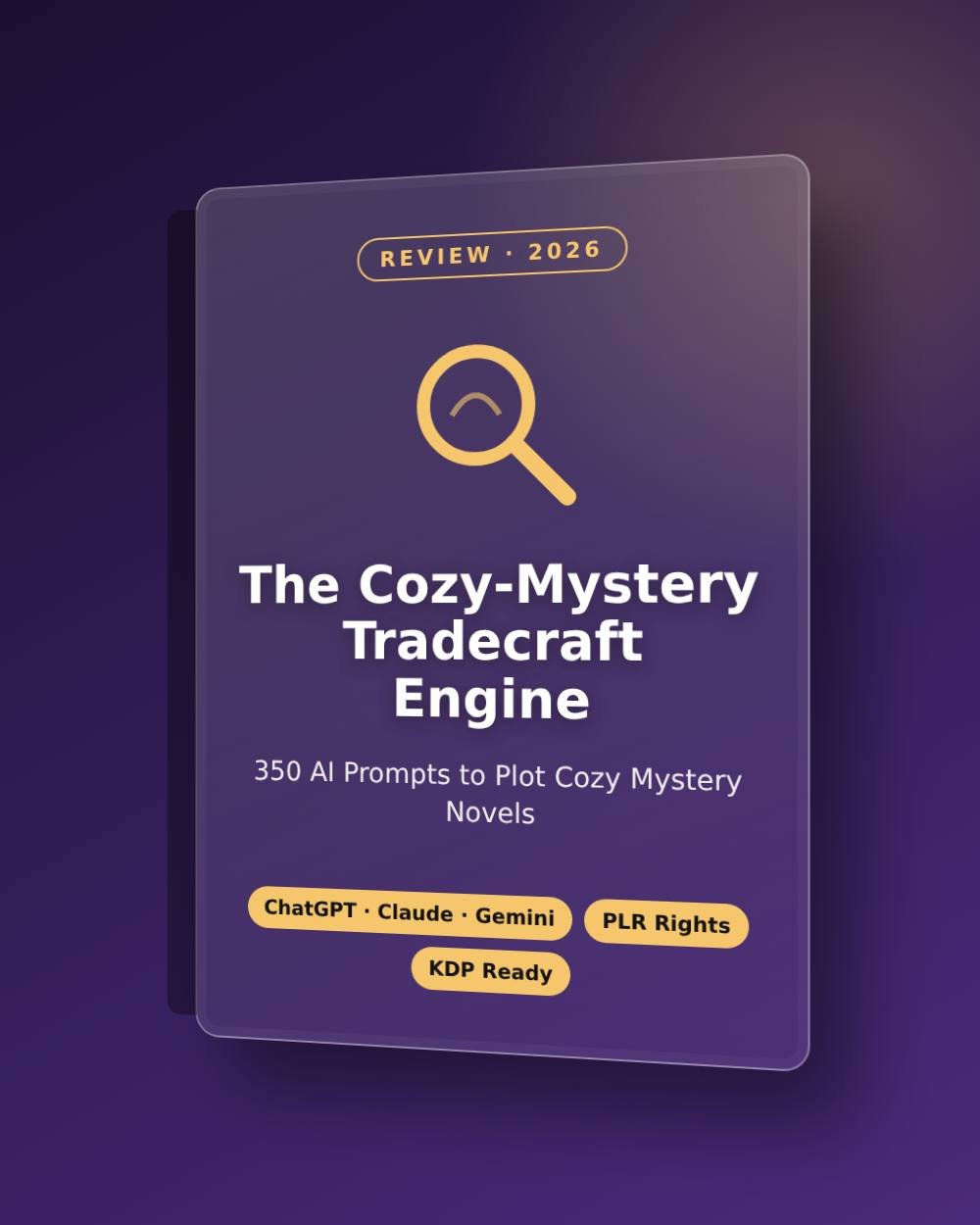The Cozy-Mystery Tradecraft Engine